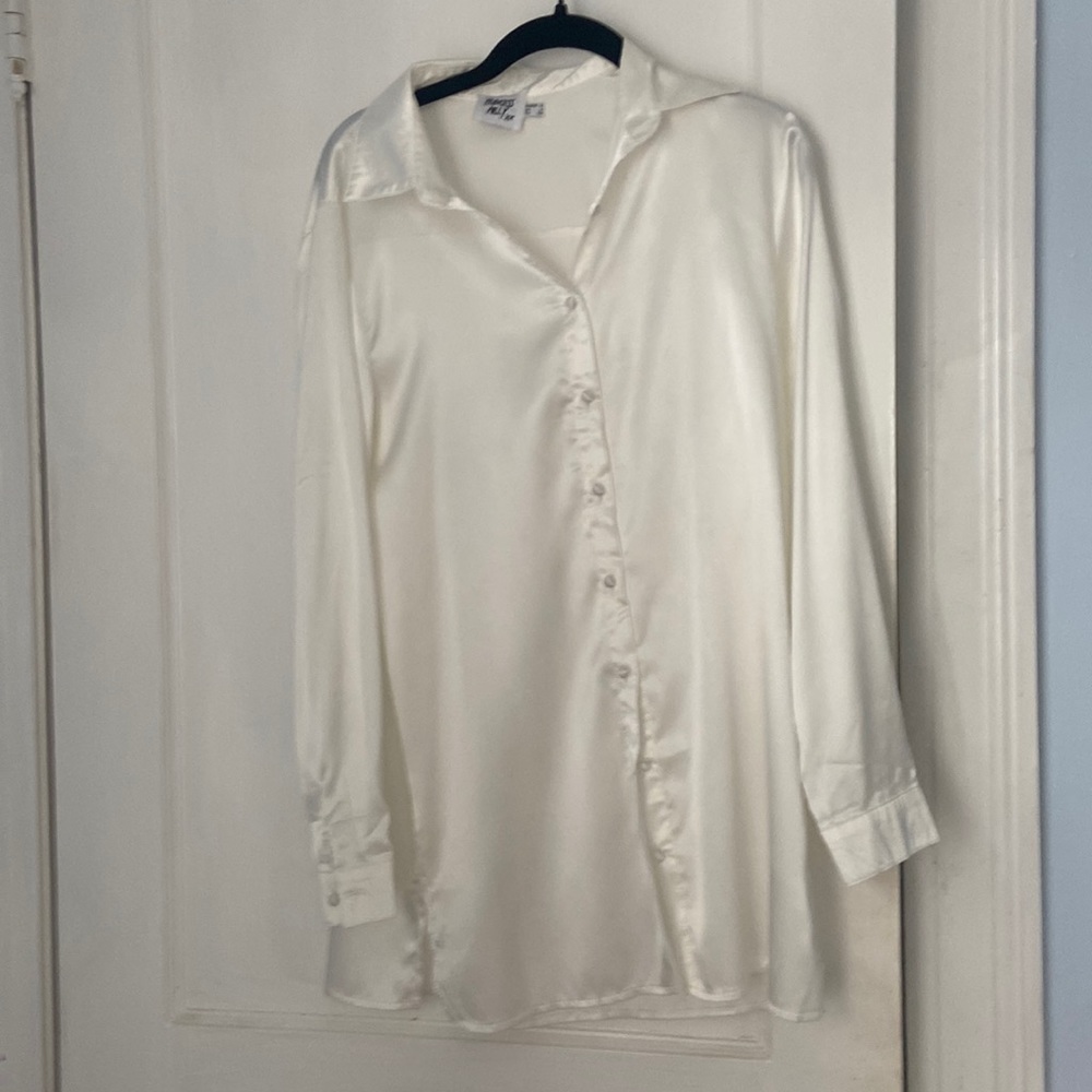 Princess Polly Satin Button Down